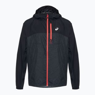 Geacă de alergare pentru bărbați ASICS Fujitrail Packable performance black/carrier grey