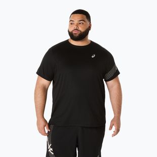 Tricou de alergare pentru bărbați ASICS Icon SS Top performance black