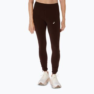 Colanți de alergare pentru femei ASICS Nagino Run Adjustable Tight coffee