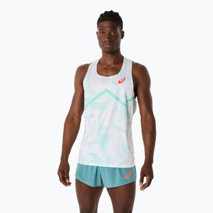 Tricou de alergare pentru bărbați ASICS Light Knit Singlet soothing sea