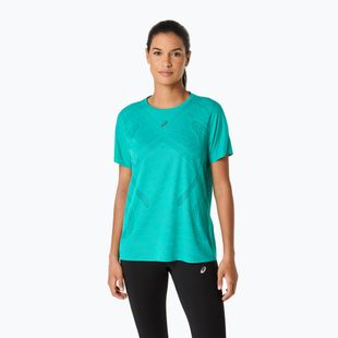 Tricou de alergare pentru femei ASICS Metarun SS Top wave teal