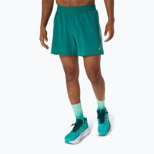 Pantaloni scurți de alergare pentru bărbați ASICS Road 5IN rainy lake/light teal