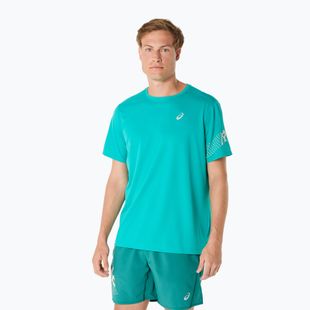 Tricou de alergare pentru bărbați ASICS Icon SS Top wave teal