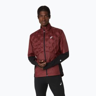 Geacă de alergare pentru bărbați ASICS Road Winter dark red planet
