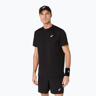 Tricou de tenis pentru bărbați ASICS Court Top performance black