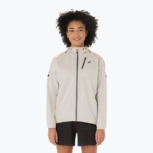 Geacă de alergare pentru femei ASICS Fujitrail Elite Waterproof cream