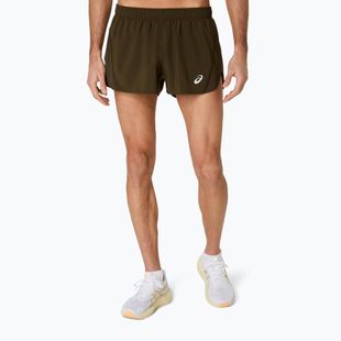 Pantaloni scurți de alergare pentru bărbați ASICS Core Split Short brown stone