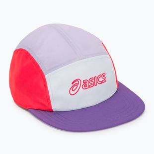Șapcă ASICS 5 Panel flash red/edo purple/dusk violet