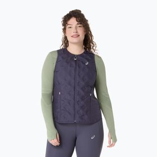 Vestă de alergare pentru femei ASICS Nagino Run Padded Gilet indigo fog
