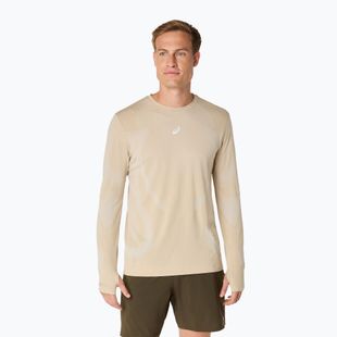 Longsleeve de alergare pentru bărbați ASICS Road Seamless LS cream