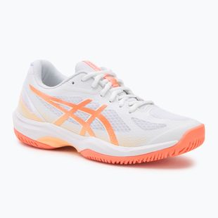 Încălțăminte de volei pentru femei ASICS Court Hunter FF white/vivid coral