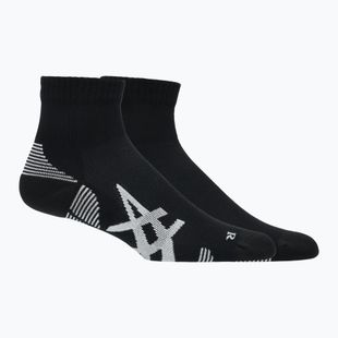 Șosete ASICS Cushioned Quarter 2 perechi Performance Black