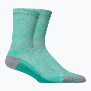 Șosete ASICS Fujitrail Graphic Crew aurora green/light dust