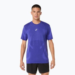 Longsleeve de alergare pentru bărbați ASICS Road Seamless LS cobalt burst/eggplant