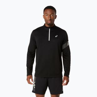 Longsleeve de alergare pentru bărbați Asics Icon LS 1/2 Zip performance black/cream