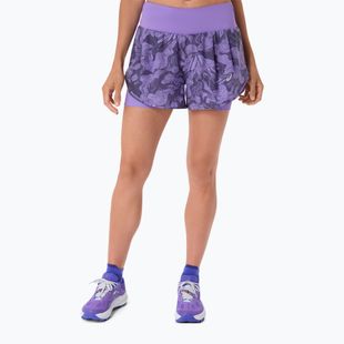 Pantaloni scurți de alergare pentru femei ASICS Road All Over Print amethyst