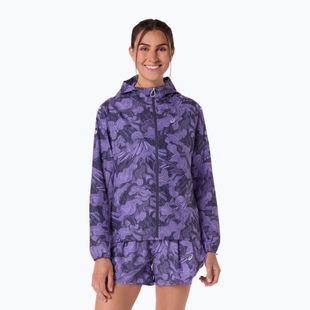 Geacă de alergare pentru femei ASICS Fujitrail Packable amethyst
