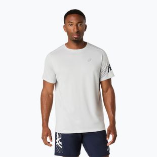 Tricou de alergare pentru bărbați ASICS Icon SS cloud grey/midnight