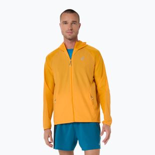 Tricou de alergare pentru bărbați ASICS Road All Over Print Singlet golden yellow/aegean blue