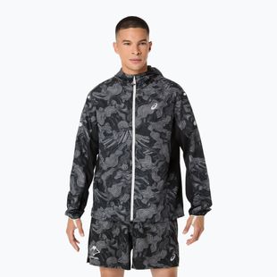 Geacă de alergare pentru femei ASICS Fujitrail Packable black