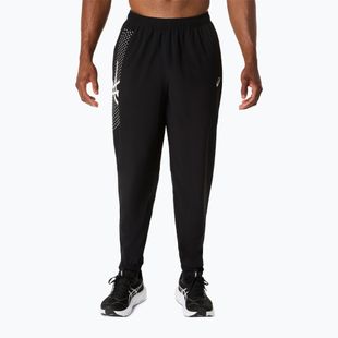 Pantaloni de alergare pentru bărbați ASICS Icon performance black/cream