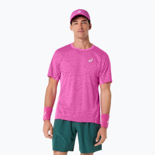 Tricou de tenis pentru bărbați ASICS Match Jacquard digital cherry blossom