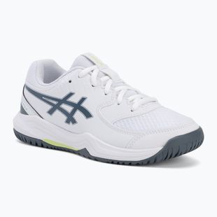 Încălțăminte de tenis pentru femei ASICS Gel-Dedicate 8 GS Jr white/ironclad
