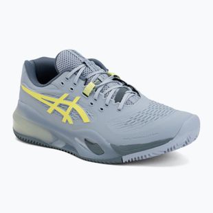 Încălțăminte de tenis pentru bărbați ASICS Gel-Resolution X Clay grey blue/pistachio