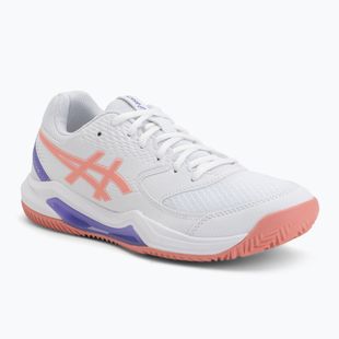 Încălțăminte de padel pentru femei ASICS Gel-Dedicate 8 Padel W white/guava