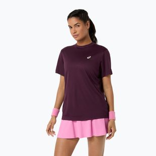 Tricou de tenis pentru femei ASICS Court Top W dark aubergine