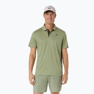 Tricou polo pentru bărbați ASICS Court Polo khaki green