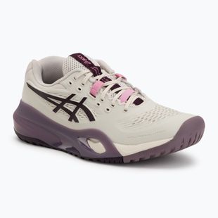 Încălțăminte de tenis pentru femei ASICS Gel-Resolution X soft oat/dark aubergine