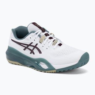 Încălțăminte de tenis pentru bărbați ASICS Gel-Resolution X white/dark aubergine
