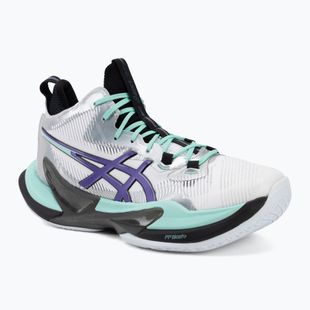 Încălțăminte de volei pentru bărbați ASICS Metarise 2 white/radiant amethyst