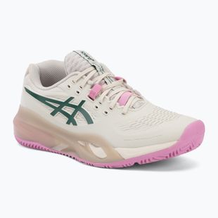 Încălțăminte de padel pentru femei Asics Gel-Resolution X Padel Soft Oat/Jewel Green