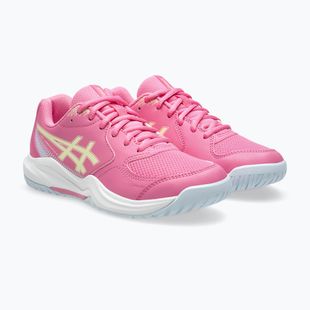 Încălțăminte de tenis pentru copii ASICS Gel-Dedicate 9 GS dragon fruit/soft yellow
