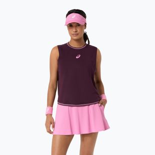 Tricou de tenis pentru femei ASICS Game Sleeveless Top W dark aubergine