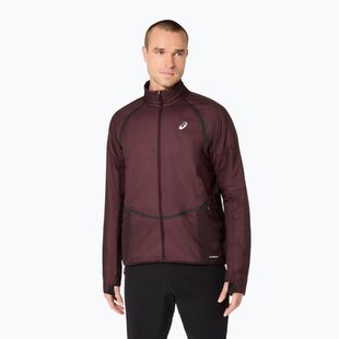 Geacă de alergare pentru bărbați ASICS Road Winter Jacket dark currant
