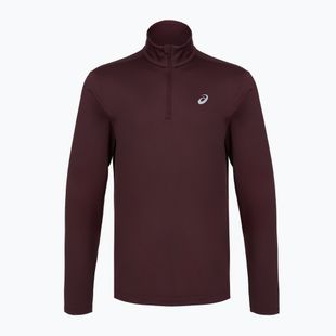 Bluză de alergare pentru bărbați ASICS Core Ls 1/2 Zip Winter Top dark currant