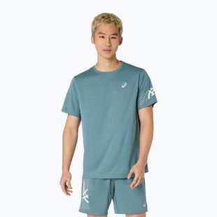 Tricou de alergare pentru bărbați ASICS Icon foggy teal