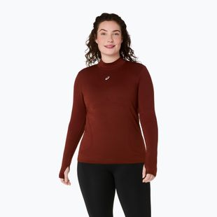 Bluză termoactivă pentru femei ASICS Road Winter Seamless Top singed red
