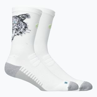 Șosete ASICS Performance Run Crew brilliant white/illuminate yellow/f.eal