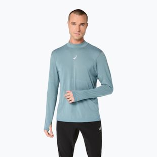Bluză termoactivă pentru bărbați ASICS Road Winter Seamless Top foggy teal