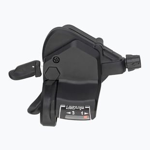 Manete schimbător cu indicator optic dreapta + stânga microSHIFT TS39 3x9 Thumb Tap