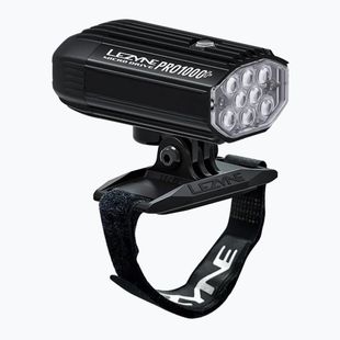 Lezyne Micro Drive Pro 1000+ negru satinat pentru bicicletă cu lumină frontală