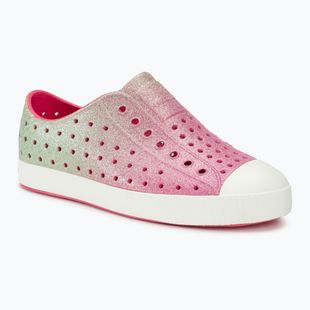 Încălțăminte pentru copii Native NA-12100112 Jefferson Bling celery dazzle bling/ shell white