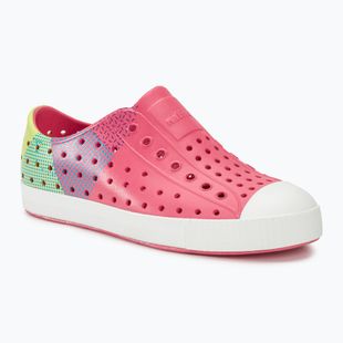 Încălțăminte pentru copii Native NA-12111502 Jefferson Block dazzle pink/shell white/celery maria starfish