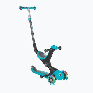 Trotinetă cu 3 roți pentru copii Globber Go.Up Deluxe Lights teal