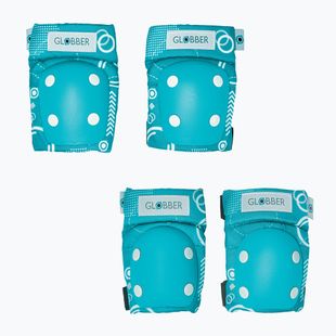 Set de apărători pentru copii Globber Toddler teal/sahpes