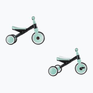 Bicicletă de echilibru cu trei roți Globber Learning Trike 2w1 mint